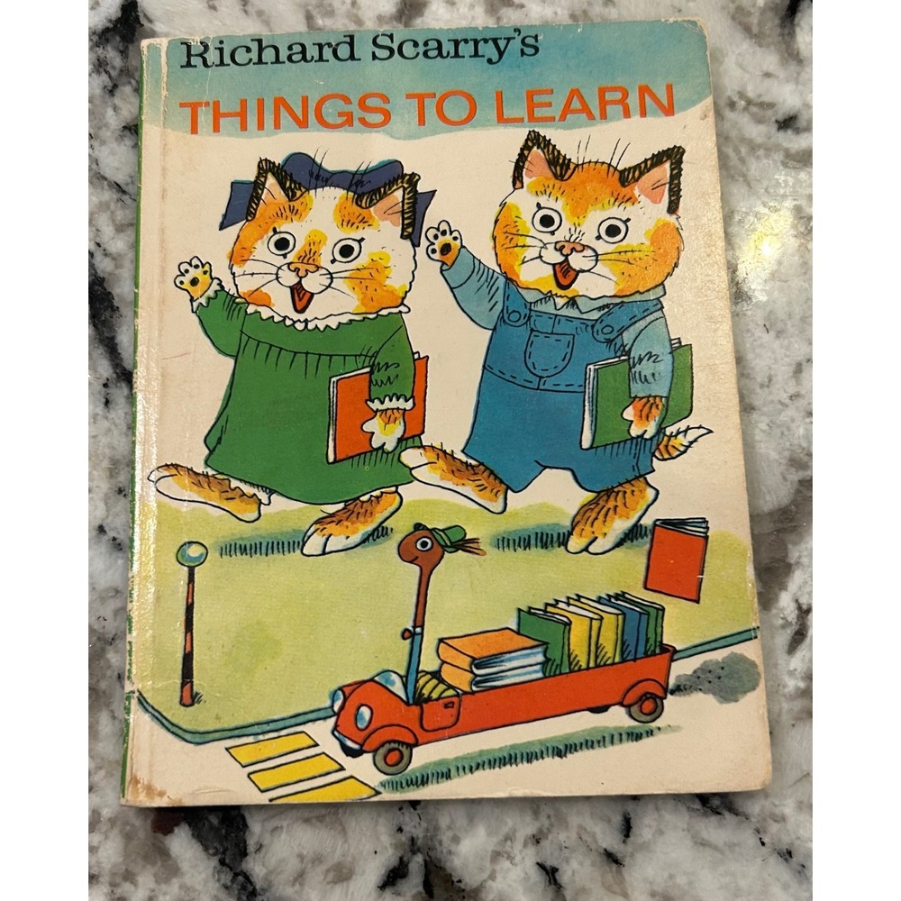 Richard‎ Scarry's Things to Learn Laugh & Learn Library Vintage Book